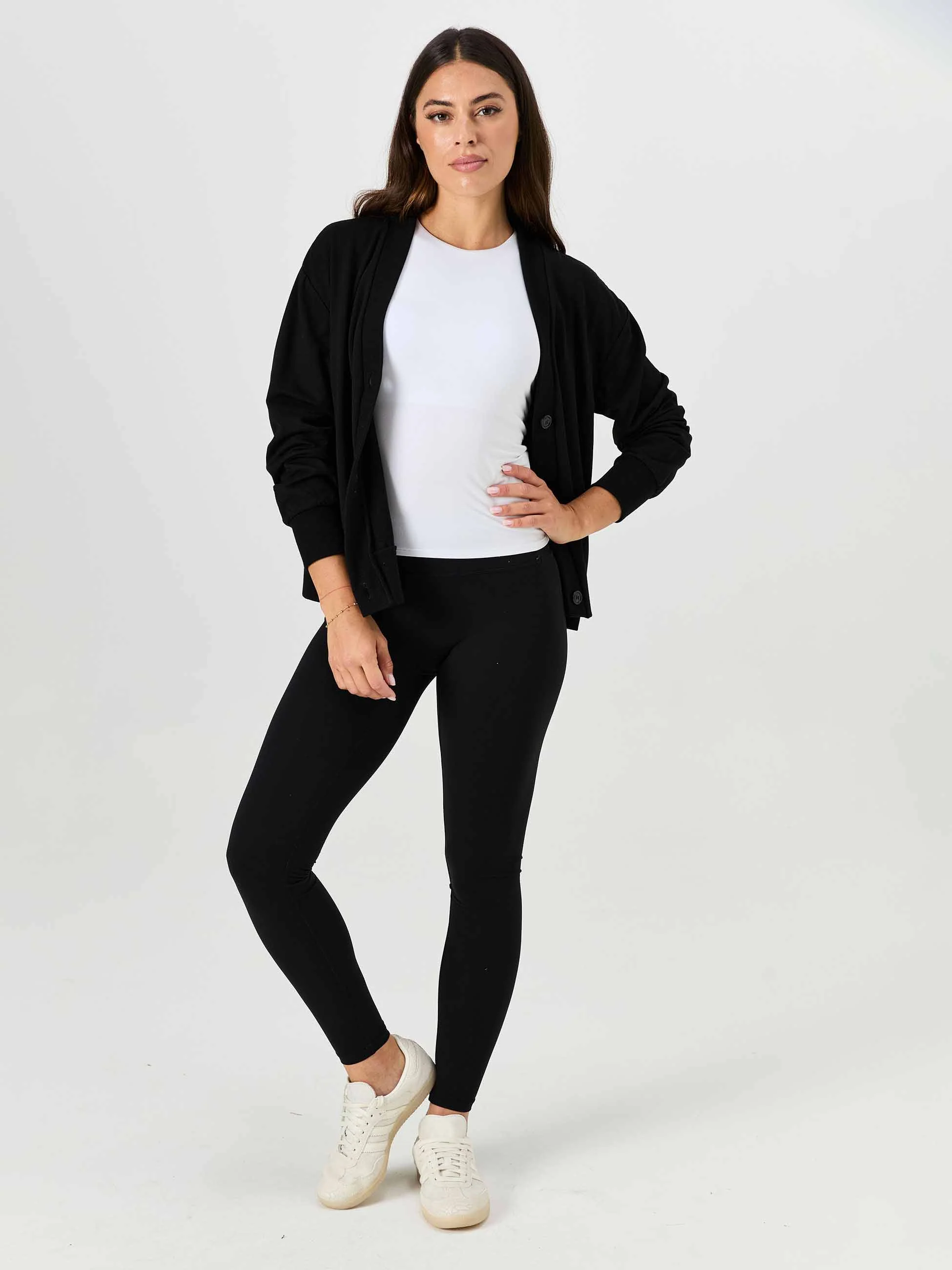 Soft Touch Full Length Legging - Black - Image 2