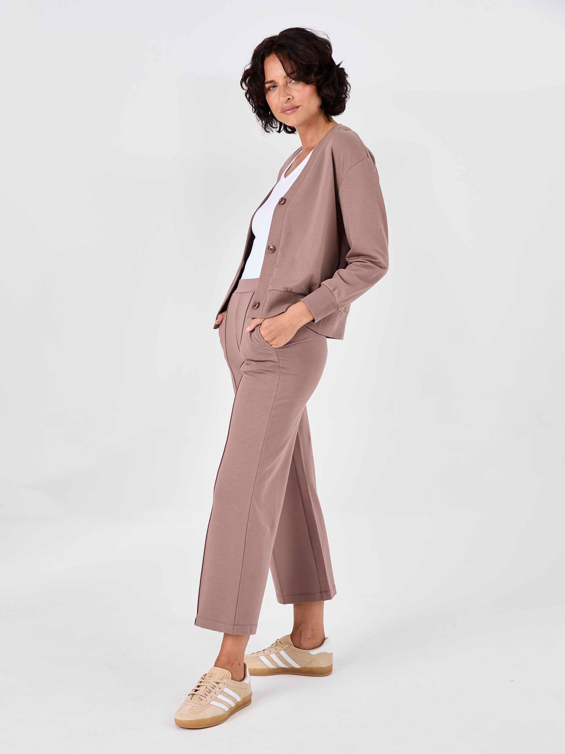Suit Up Athleisure Pant - Taupe - Image 3