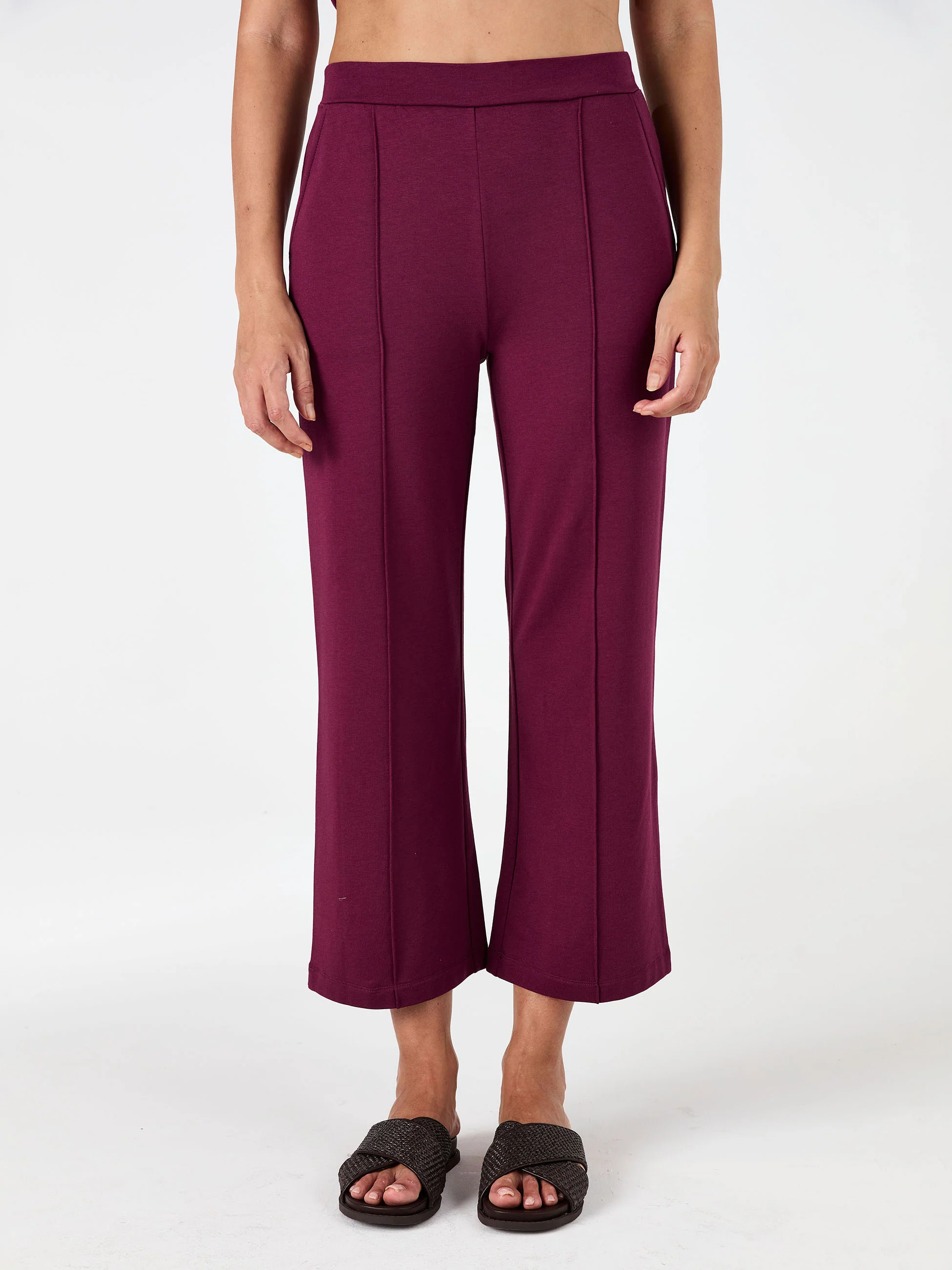 Tapered Sweat Pant - Ruby - Image 4