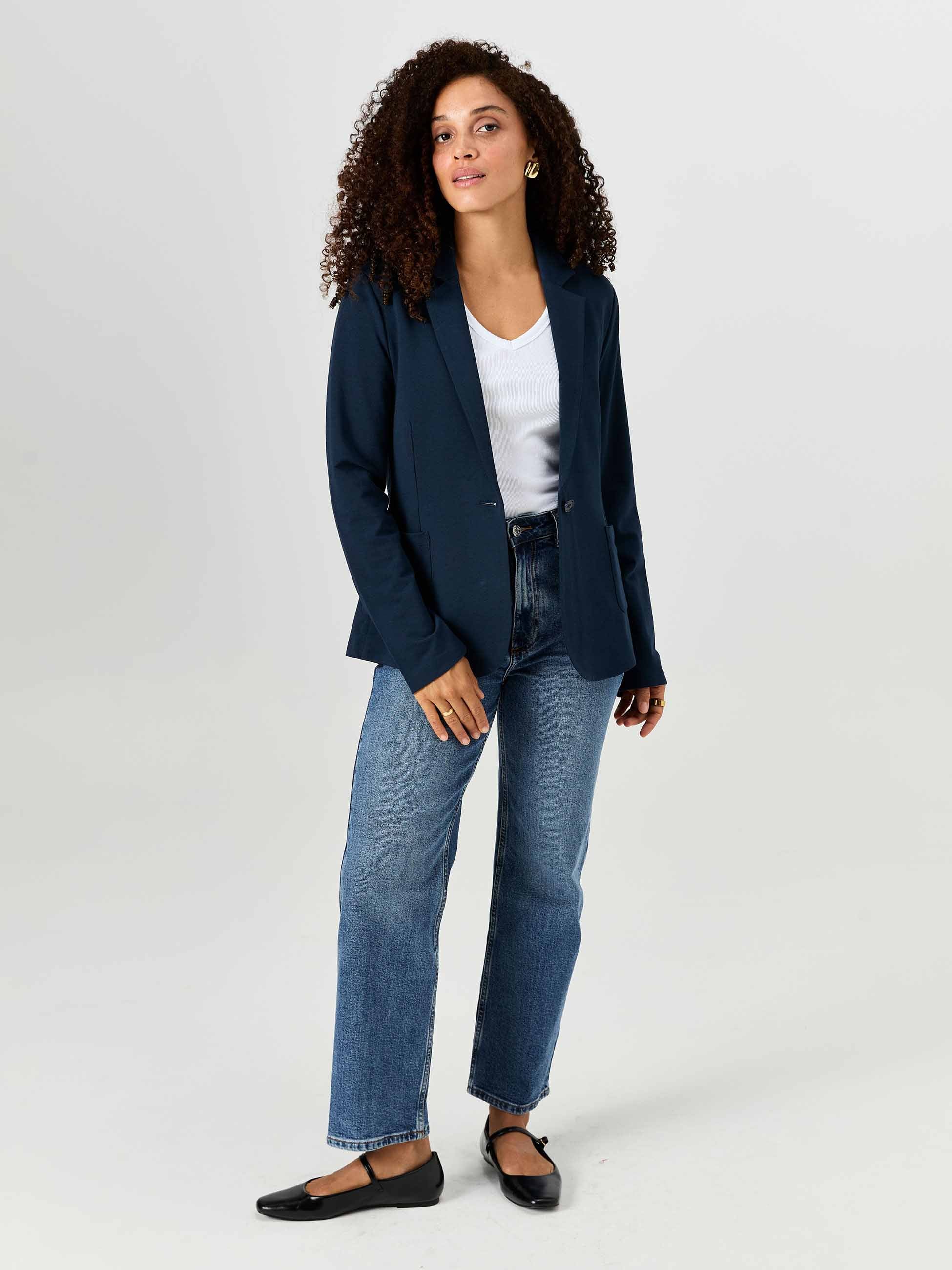 The Classic Jacket - Navy - Image 4
