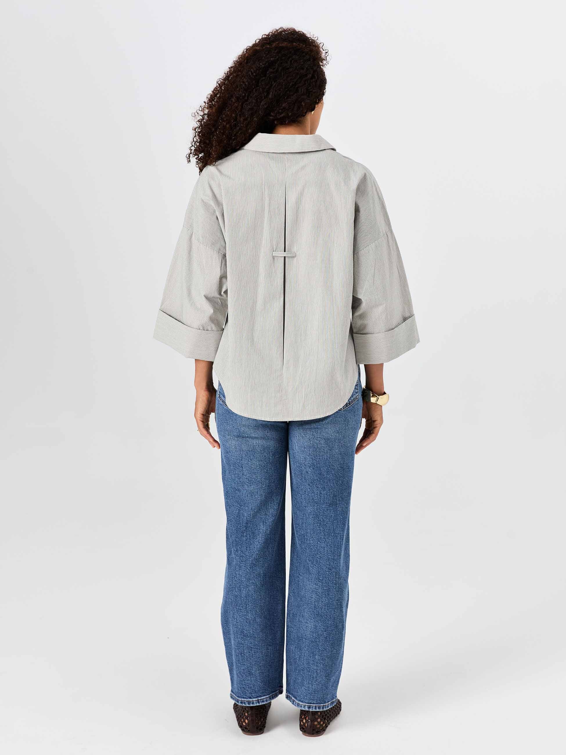 The Element Shirt - Black & White Stripe - Image 3