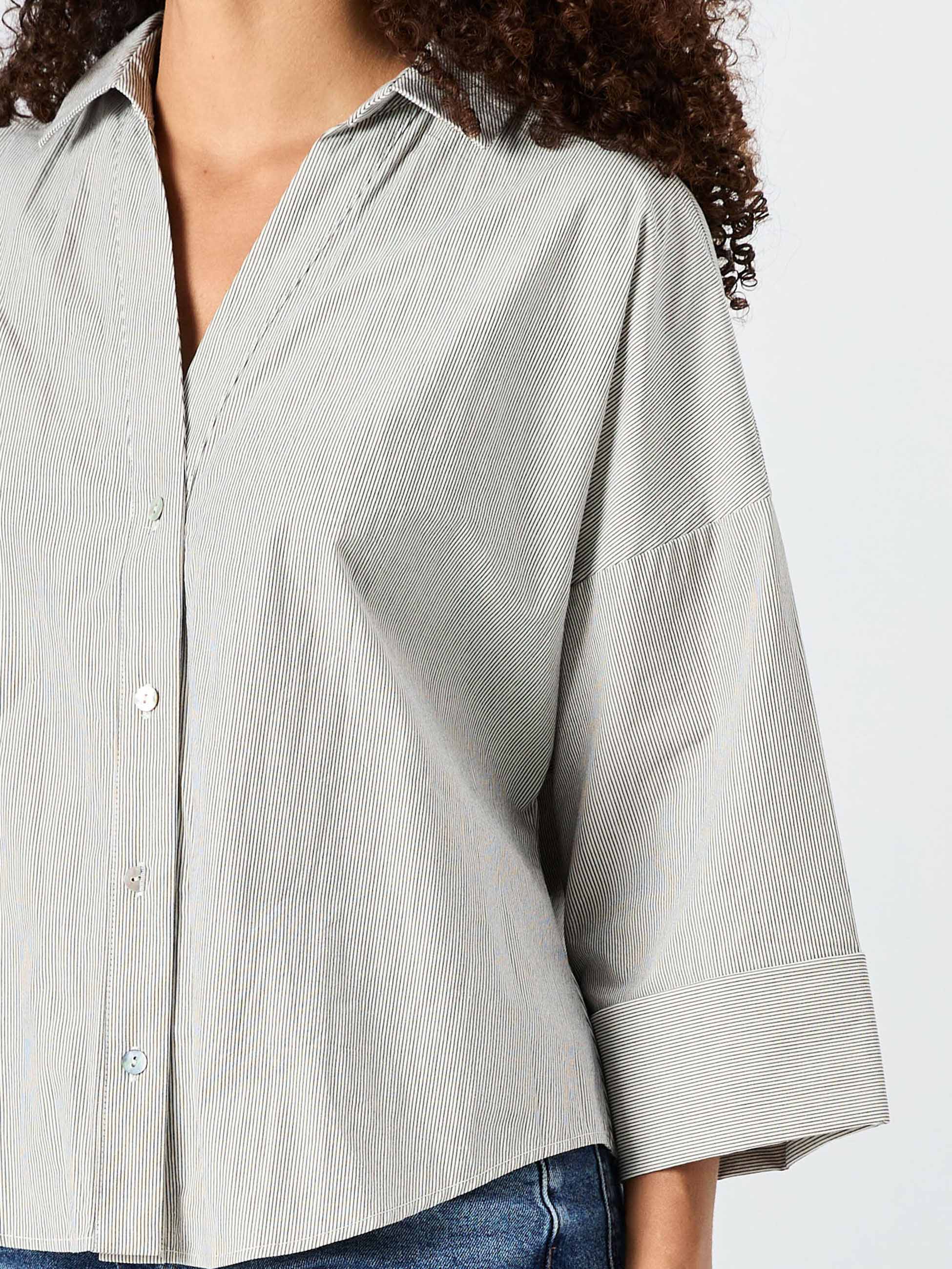 The Element Shirt - Black & White Stripe - Image 6